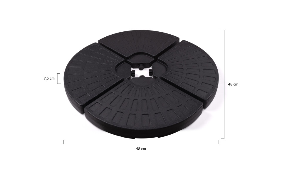 Dalle de parasol noire à lester – Image 8