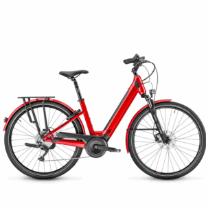 Vélo électrique Moustache 28.5 Easy Entry Rouge Métal Brillant 2023