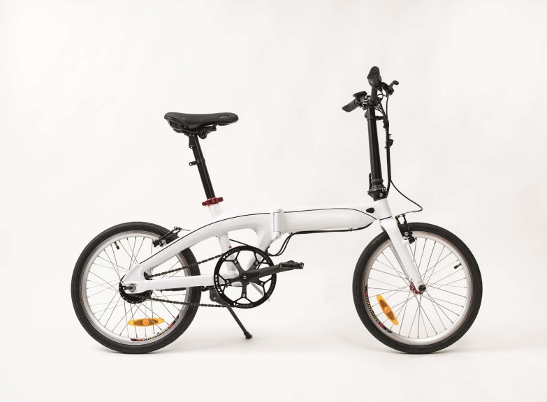 Vélo électrique pliable blanc 36 V EDISON – Image 2